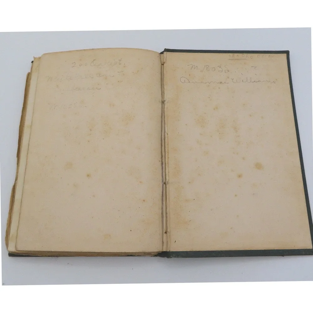 Antique Spencerian Shorthand Dictator Dictionary Reader Green Hardcover Book